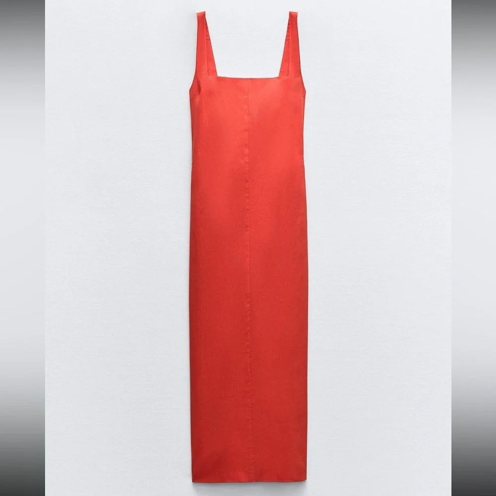 NWT Zara open back midi dress - Picture 5 of 7